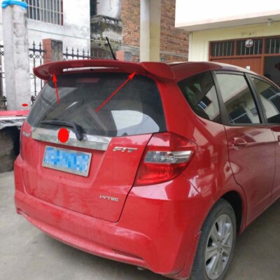 Spoiler ABS Factory Style A Lip Fit 2008-2013 Honda Fit Jazz Hatchback Unpainted