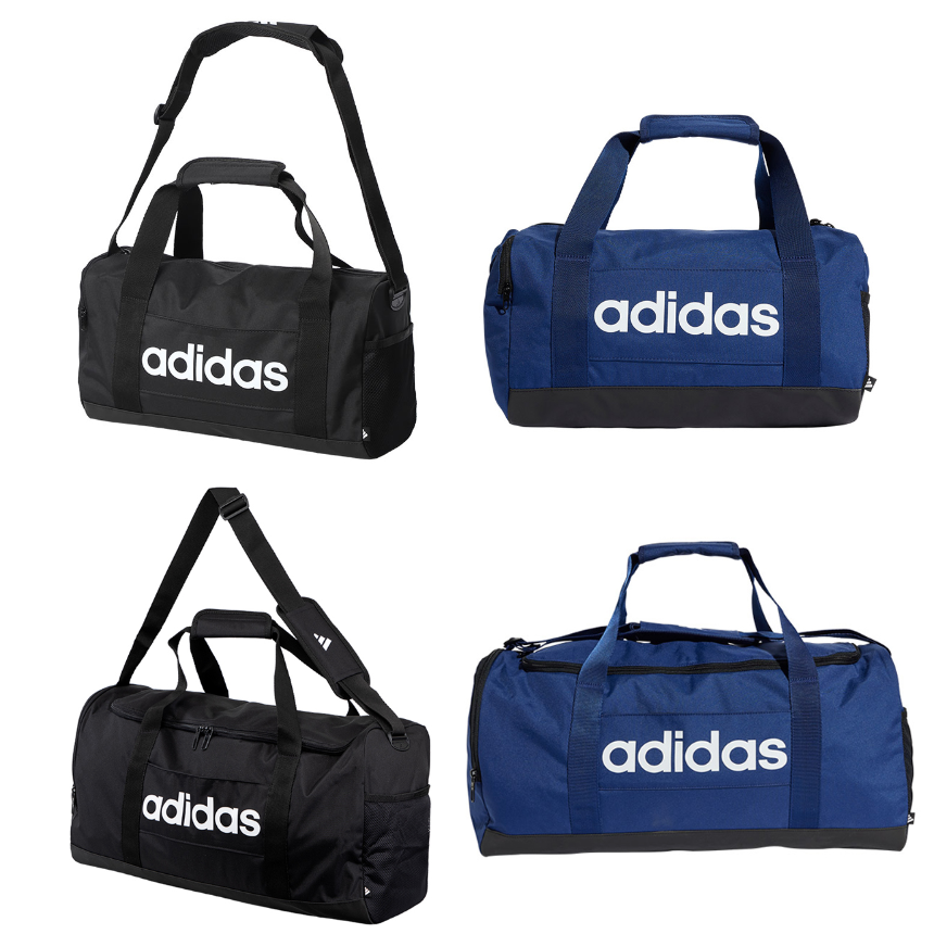 [ADIDAS] Linear Duffel Bag XS Dark Blue◆正規品◆ adidas Linear Duffle Bag XS Unisex Casual Bag Sports Travel