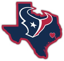 Houston Texans NFL Football Logo Sport Car Bumper Sticker Decal "SIZES"