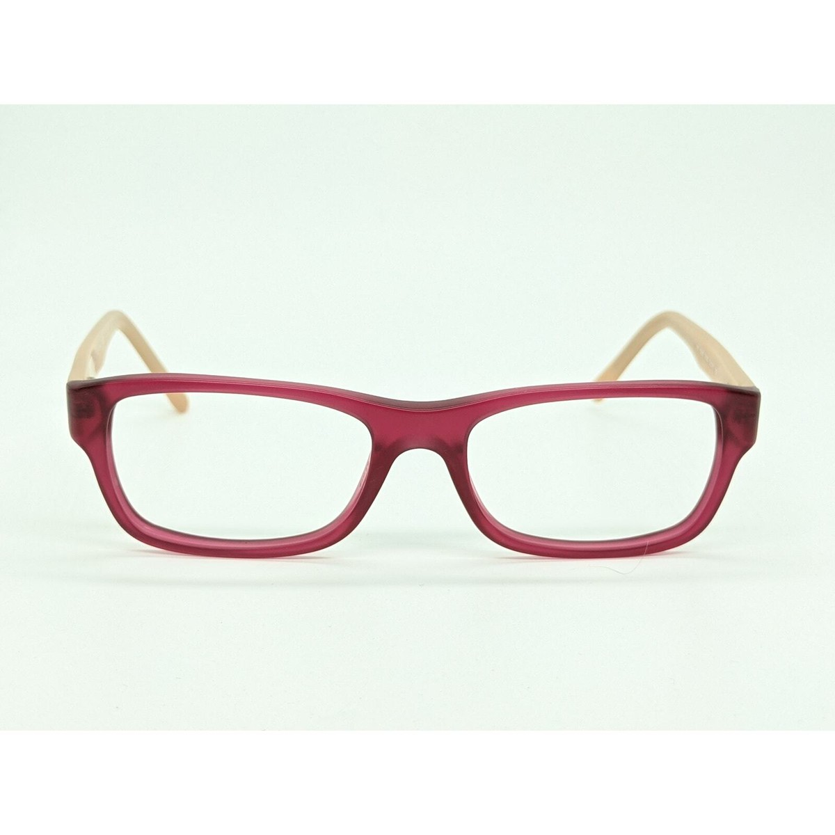 Womens Purple Adult Ray Ban RB5268 Square Eyeglasses Frames Used 