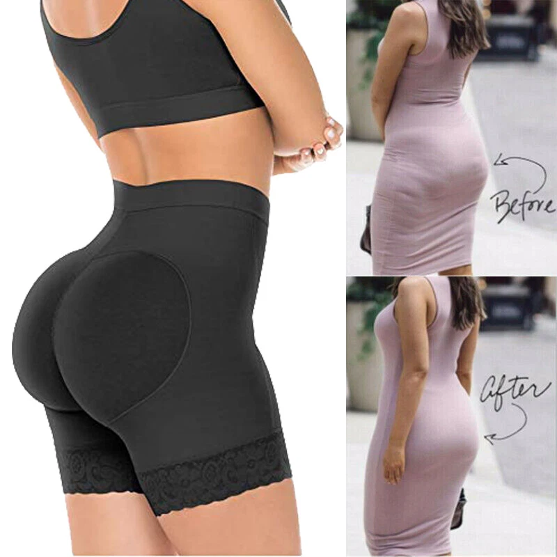 High Waist Padded Bum Pants Shaper Panty Butt Lifter Booty Enhancer  Underwear UK