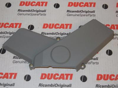 1989-1992 Ducati 851 center timing belt cover 24510031B LIGHT GRAY color NOS   i