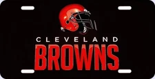 New NFL Cleveland Browns Team Logo License Plate