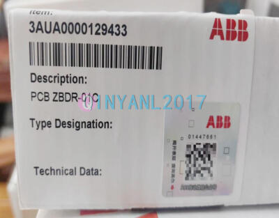 ONE ABB Frequency Converter Interface Board ZBDR-01C 3AUA0000129433 NEW