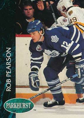 1992-93 Parkhurst #414 ROB PEARSON - Toronto Maple Leafs