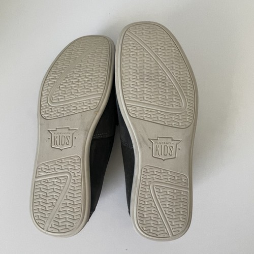 Florsheim Kinder Schuhe Jungen 2 Jasper Strap Jr grau Wildleder Halbschuh formell - Bild 7 von 9