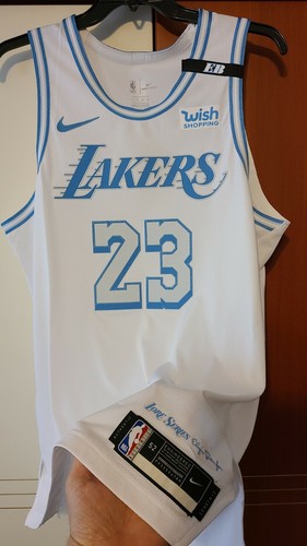 Lebron James 2020-21 Los Angeles Lakers NBA Nike Lore Series Authentic Jersey 52 - Picture 8 of 12