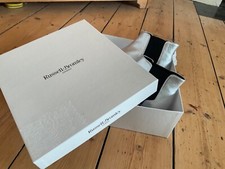 Russell and Bromely siver ankle boots size 7