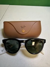 Ray-Ban Meta Headliner Shinny Black  Smart Sunglasses 50-22 (Used)