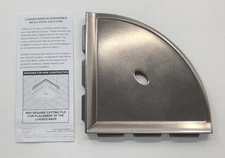 8" Corner Shower Shelf - Lugged for New Construction, Shower Organizer for Tiled