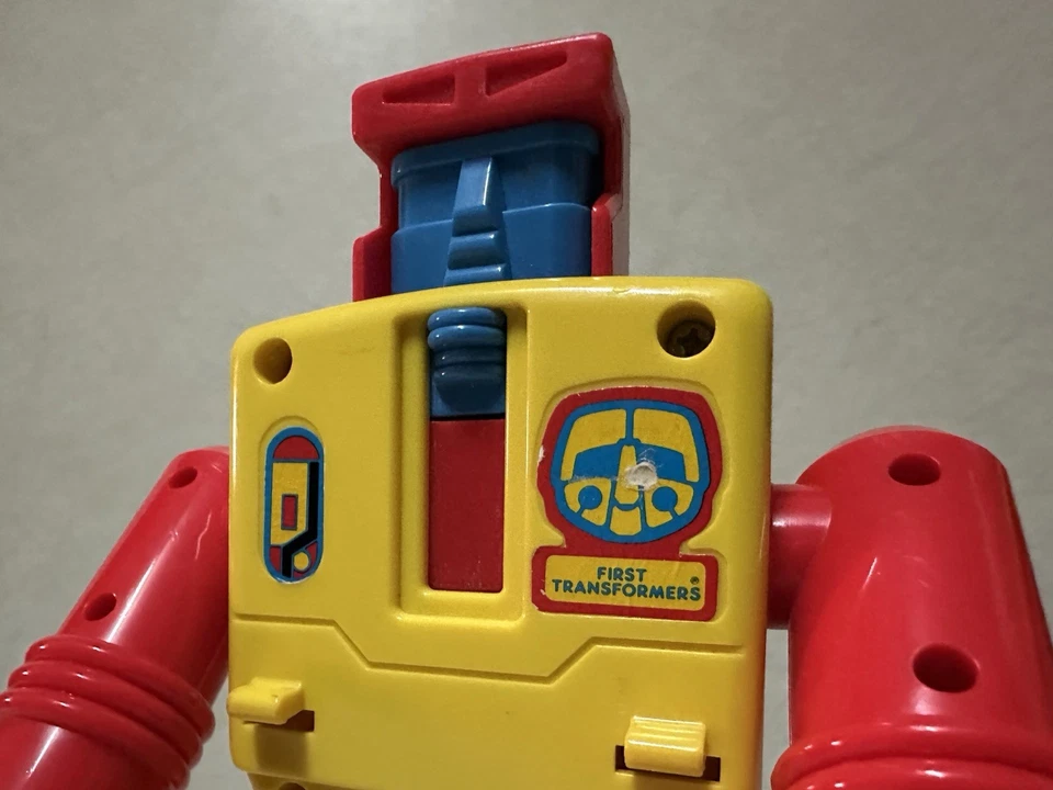 1986 TAKARA FIRST TRANSFORMERS PLAYSKOOL VINTAGE TOY JAPAN 28CM - Immagine 2 di 4