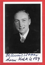 Helmut Witte German U-Boat Captain ACE Ranks 20th World War 2 SIGNED Photo