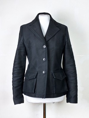 FHB Originale Bielefelder Zunftjacke Deutschleder schwarz gefüttert  Gr 38