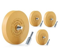 4 Pack Decal Remover Eraser Wheel Rubber Eraser Wheel for Drill 4 Pack Solid