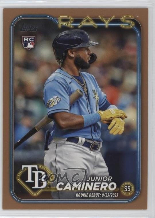 2024 Topps Update Debut Gold 1918/2024 Junior Caminero #US223 Rookie RC yl0