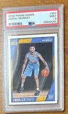 Panini NBA Hoops 2016-17 Rookie Jamal Murray #267 PSA 9 Denver Nuggets NBA