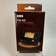 Korg TM-60 Combo Tuner Metronome Black New
