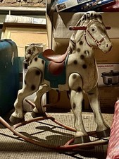 Vintage 1940’s First Edition MOBO BRONCO ROCKING HORSE - D SEBEL & CO Ltd 
