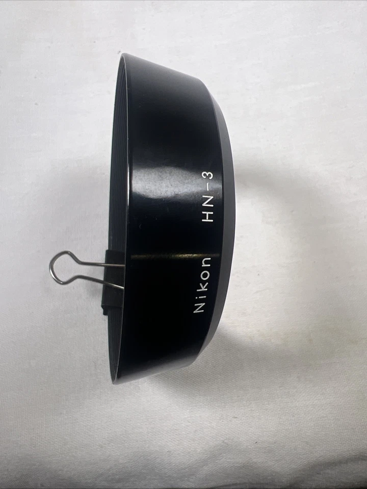 Parasol metálico atornillado Nikon HN-3 enfoque manual 35 f1.4, 35 f2, 35 f2.8 52 mm Foto 3 de 4