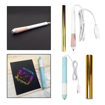 Beheiztes Heißfolienstift-Set USB-betrieben 1,5 mm Kartenherstellung personalisiertes Papier