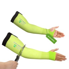Schwer 2 Pairs AIR-SKIN ANSI A6 Cut Resistant Arm Sleeves for Men ... Fast Ship