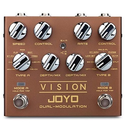JOYO R-09 VISION Dual Modulation Pedal Stereo Multi-Effektpedal NEU