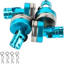 4PCS RC Magnetic Body Post with Clips,Alloy Invisible Blue FREE SHİPPNG USA 