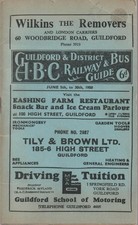 GUILDFORD ABC RAIL & BUS TIMETABLE BOOK JUN 1950