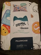 Squishmallow Standard Size Pillow Case SquishPillow NEW