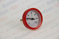 Elco Thermometer 0-120Gr Rot D50/10-D5X50