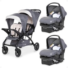 Baby Trend Sit N' Stand Double Stroller with EZ-Lift Car Seat 2 Pack , Magnolia