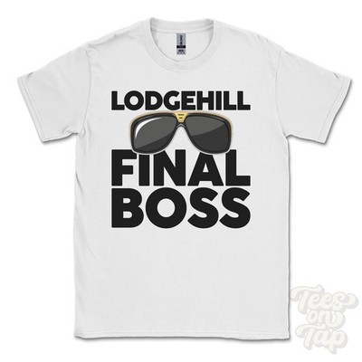 LODGEHILL FINAL BOSS T-SHIRT lustiges Weihnachtsgeschenk North Lanarkshire Winterhill