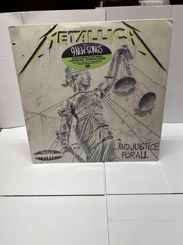 Metallica - And Justice For All… Gold Stamp Promotional First Pressing 1987