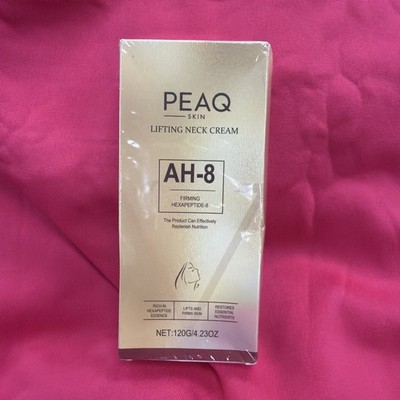 PEAQ Skin AH-8 Lifting Neck Cream Firming Hexapeptide-8 4.23 Oz New Sealed