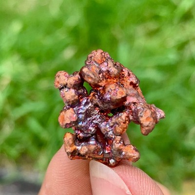 6G Rare!! iridescent Native Copper crystal mineral specimen