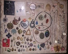 Vintage Mod New Handcrafted New Mixed Lot 80+ Pendants Charms Costume Jewelry