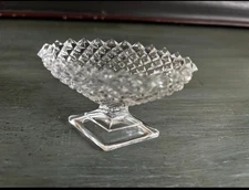 Westmoreland English Hobnail Clear Glass salt cellar