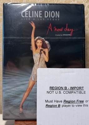 **REGION 2**  -    Celine Dion, Live in Las Vegas - A New Day (DVD) - NEW SEALED