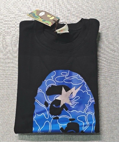 Bape Line Camo Ape Head Tee