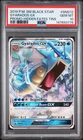 2019 POKEMON SM BLACK STAR PROMO HIDDEN FATES TINS #SM212 GYARADOS GX PSA 10