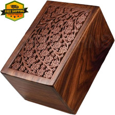 Tree of Life Cremation Urn Wood Keepsake Small Urn Human Ashes Memorial