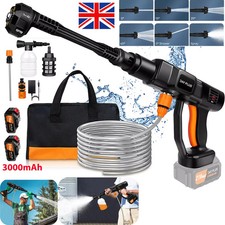 3000PSI Water Wash Cleaner Gun Portable Cordless Car High Pressure Washer Jet