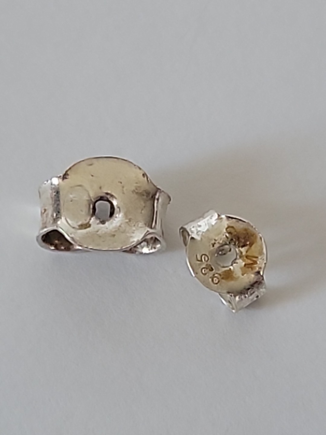 Vintage Ruby Gemstone Sterling Silver Dangle Flow… - image 16