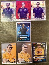 46 F1 Formula 1 Cards Toto Wolff Stella Komatsu Horner Red Foil Checkered Flag