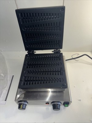 Hendi Profi Waffeleisen Edelstahl Gastro Waffle Maker 212165 B-Ware. Top Preis