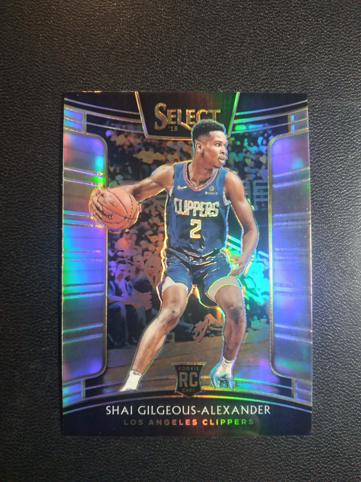 2018 Panini Select Shai Gilgeous-Alexander RC Silver Prizm Concourse #7