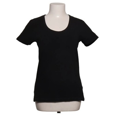 Newbody, T-shirt, Größe: L, Schwarz, Baumwolle/Elasthan, Einfarbig, Damen #VxV