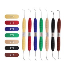 Dental Resin Spatulas Resin Filler Aesthetic Restoration Kit Silicone Handle For