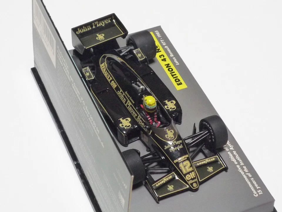 MINICHAMPS 1:43 LOTUS RENAULT 97T A. SENNA 1985 15 anni ASC#30 "JPS" - Immagine 4 di 4