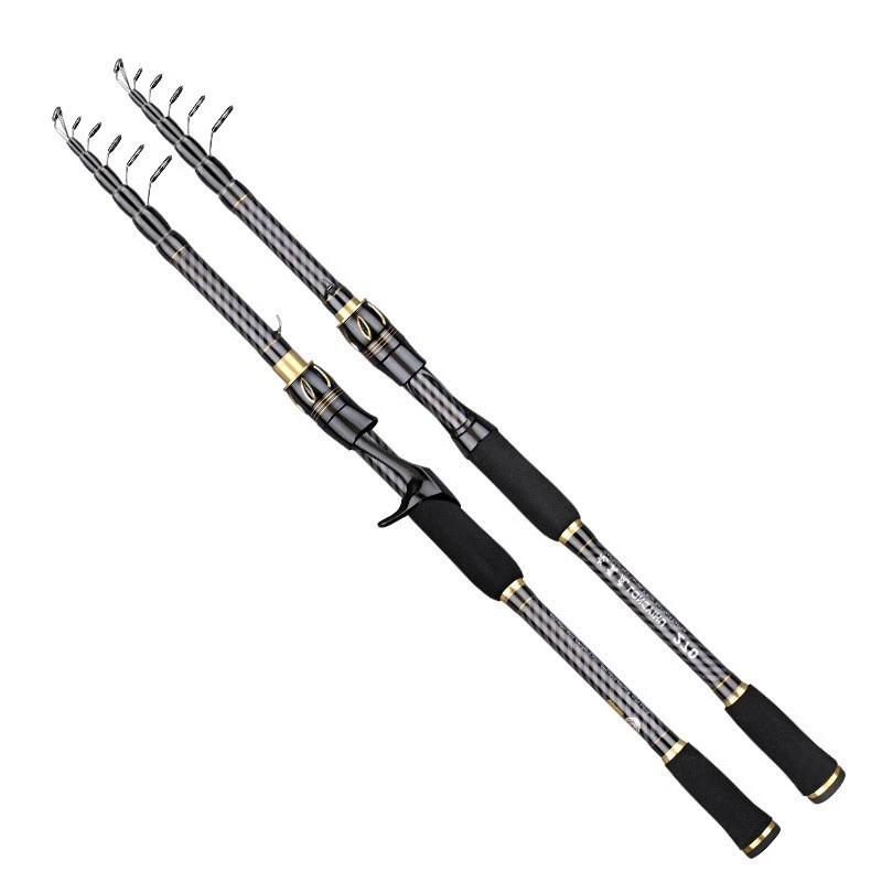 Telescopic Fishing Rod Spinning/casting Rod Fast Action High Sensitivity Travel
